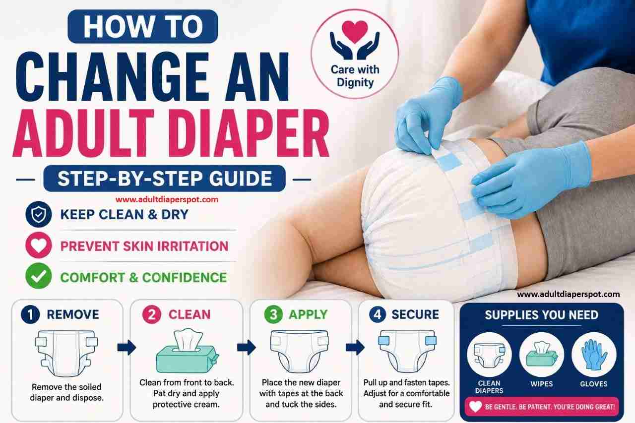 How to Change an Adult Diaper A Simple Step-by-Step Guide for Caregivers_